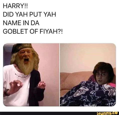 Harry Did Yah Put Yah Name In Da Goblet Of Fiyah Seotitle