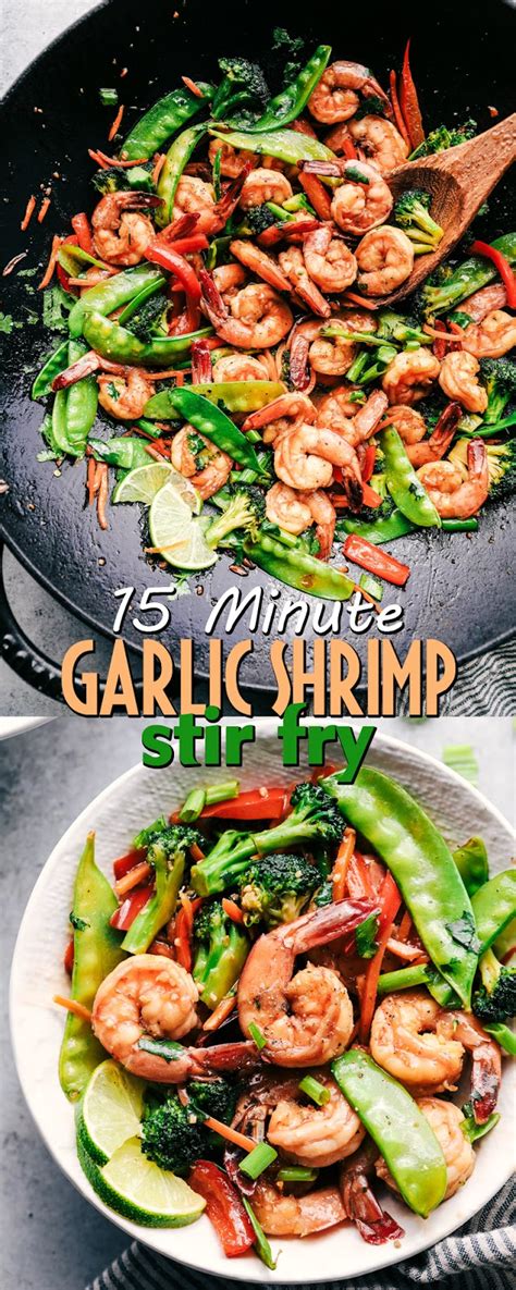 15 Minute Garlic Shrimp Stir Fry Food Fun Kitchen