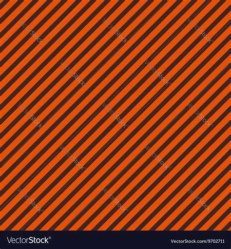 Geometric Orange And Black Lines Seamless Pattern Vector Image