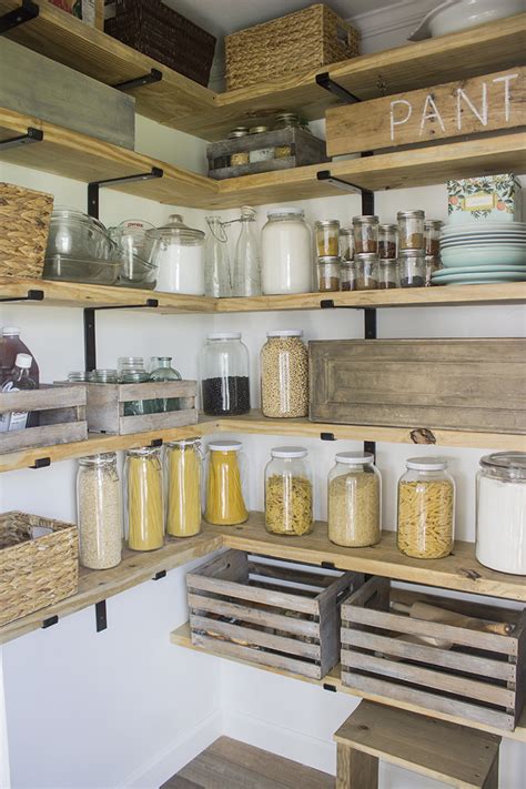Diy Organized Walk In Modern Farmhouse Butlers Pantry Makeover With