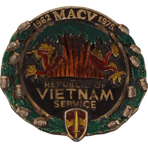 Macv Vietnam Sog Special Forces Ccn Ccc War Veteran 80s Nos Vintage
