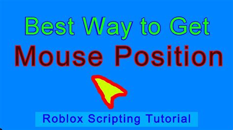 How To Get Mouse Position The Best Way Roblox Scripting Tutorial