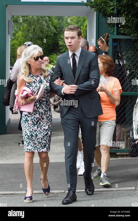 Wimbledon Londonuk 28th June 2016 English Actor Will Poulter With