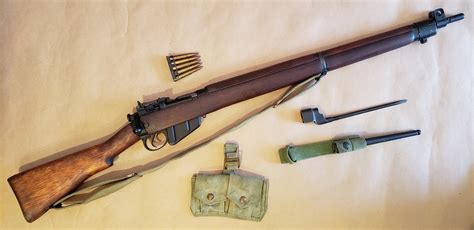 Two North American Made Lee Enfield No 4 Mk1 Rifles