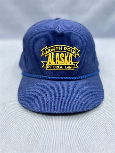 Vintage Corduroy Alaska Snapback Truckers Hat Etsy