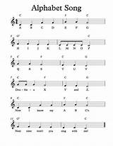 In sheet music for the guitar, you'll see that the treble clef circles the g note. Free Lead Sheet - Alphabet Song | Easy piano sheet music, Saxophone sheet music, Clarinet sheet ...