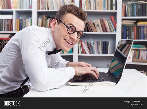 Computer Geek Image And Photo Free Trial Bigstock