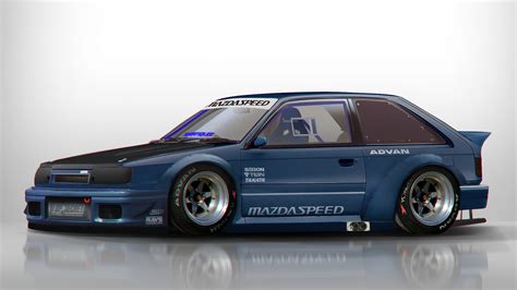 Artstation Mazda 323 Bf Turbo 4wd