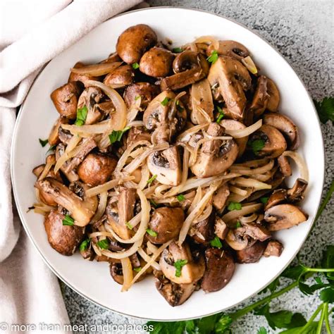 Easy Sautéed Mushrooms And Onions Recipe