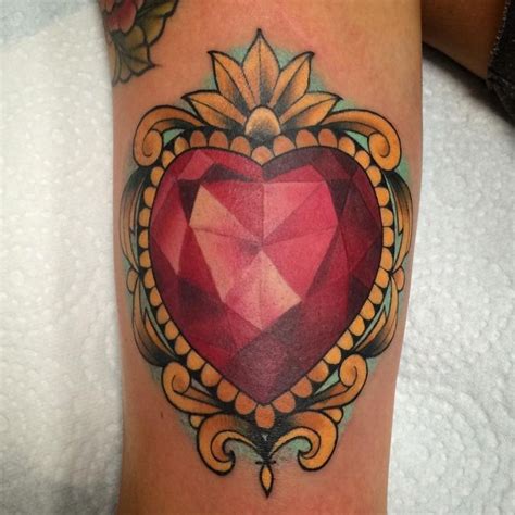 Diamond Jewel Tattoo Design Gem Tattoo Jewel Tattoo Diamond Tattoos