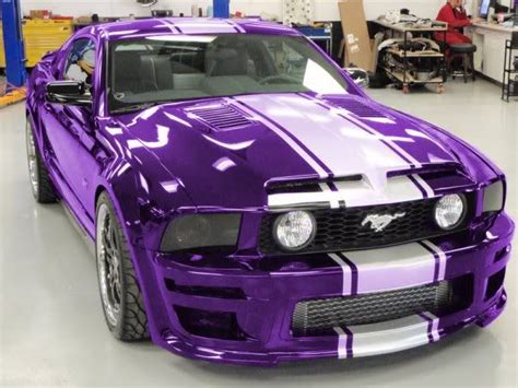 2018 Purple Mustang