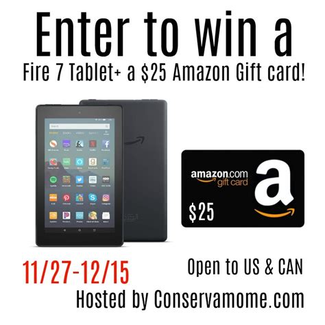 Check spelling or type a new query. Win a Fire 7 Tablet + $25 Amazon Gift Card