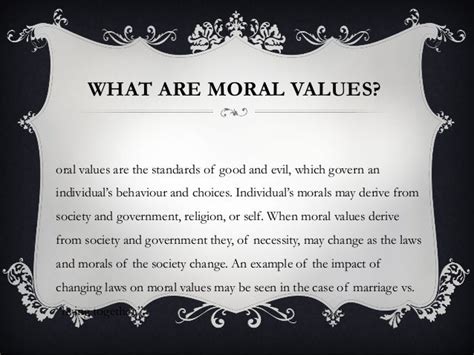 🏆 Moral Values Examples Examples Of Morals 2019 02 14