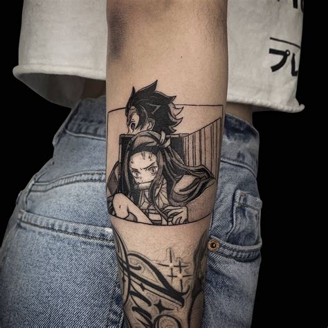 I Do Anime Tattoos Heres One From The Other Day Hope