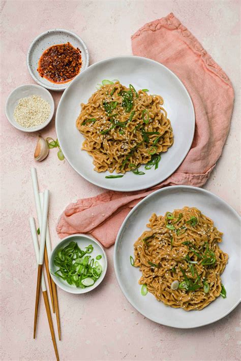 Cold Spicy Peanut Sesame Noodles Easy Cold Peanut Noodle Recipe