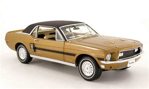 Diecast Model Cars Ford Mustang 1968 118 Greenlight Gt Orblack High Country Special