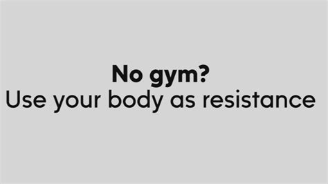 No Gym Use Your Body As Resistance Abc30 Fresno