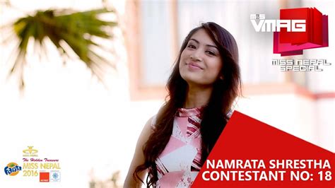 Miss Nepal 2016 Contestant 18 Namrata Shrestha Youtube