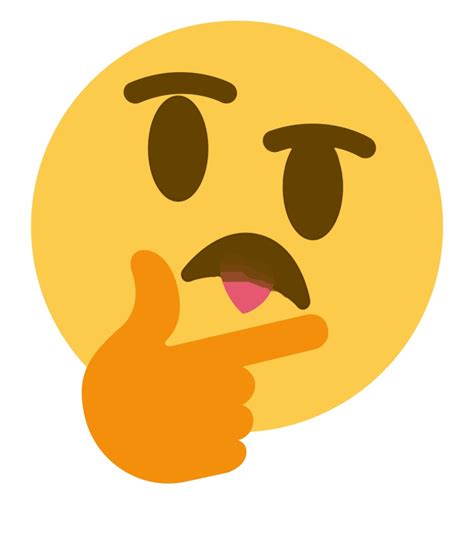 Meltingthink Thinking Discord Emoji Slack Emoji Lenny Face Clip Art