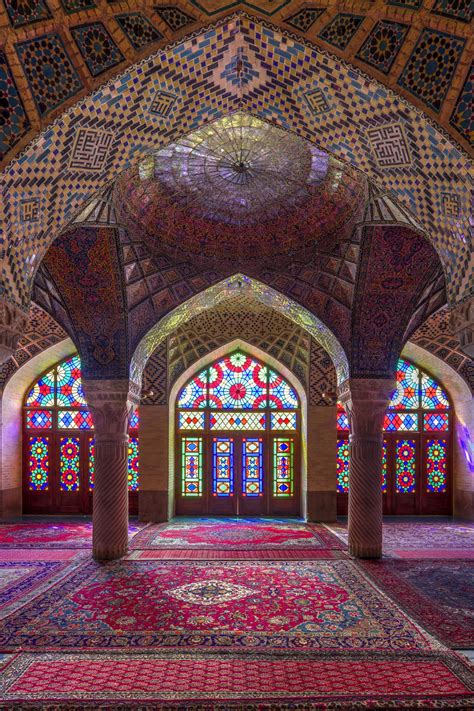Land Of Nights Nasir Al Mulk Mosque The Nas R Al Mulk Mosque Persian
