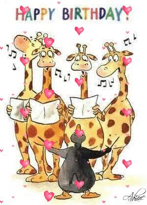Lustige geburtstagswünsche gif gloriaoycrodriguez blog. singende Giraffen Video | Auguri di compleanno divertenti, Auguri di compleanno, Immagini di ...