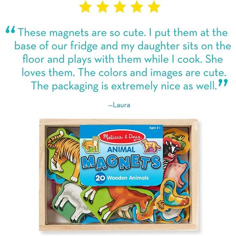 Wooden Animal Magnets The Toy Store