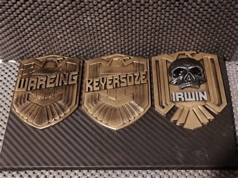 Judge Dredd Badges Rpf Costume And Prop Maker Community