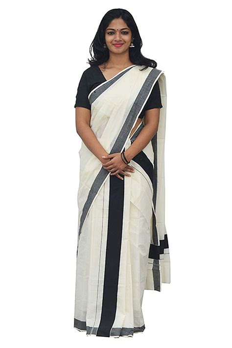 Kerala Cotton Set Mundu Kerala Traditional Dress India Etsy Canada