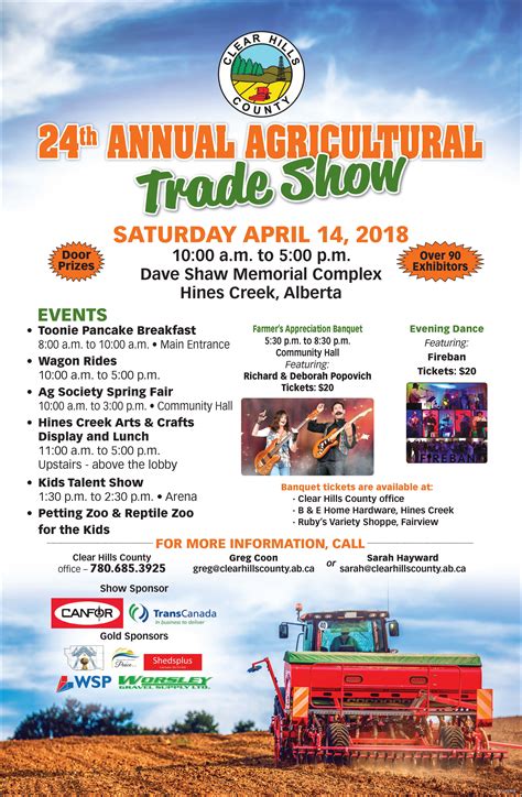 Clear Hills County Agricultural Trade Show Clear Hills County