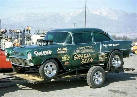 Pin By Donnie Hollywood On Vintage Drag Racing Drag Cars 55 Chevy Chevy