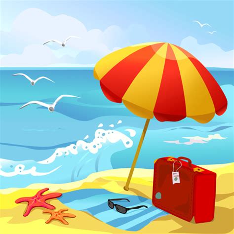 Summer Beach Clip Art Clip Art Library