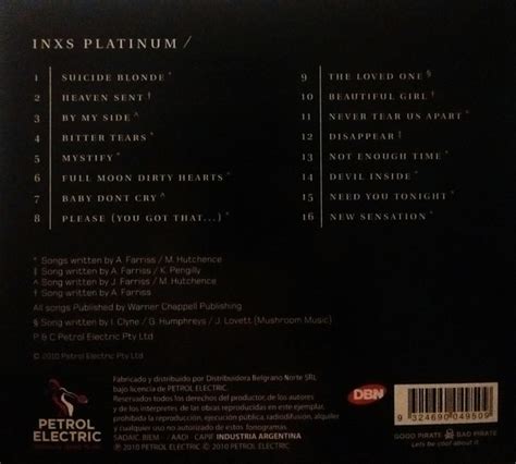 Inxs Platinum Greatest Hits America Dvd
