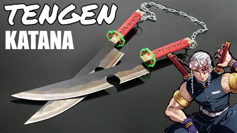 Katana Making Tengen Uzui Demon Slayer Sword Youtube