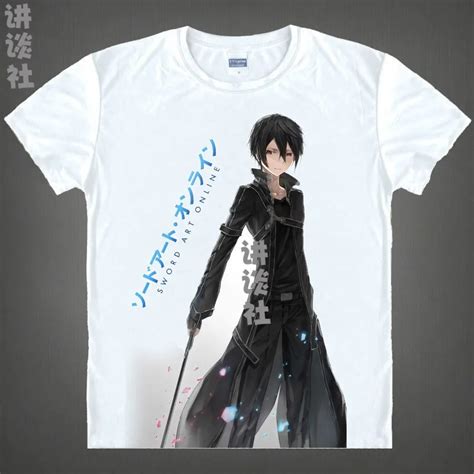 Sword Art Online T Shirts Kawaii Japanese Anime Tshirt Manga Shirt Cute