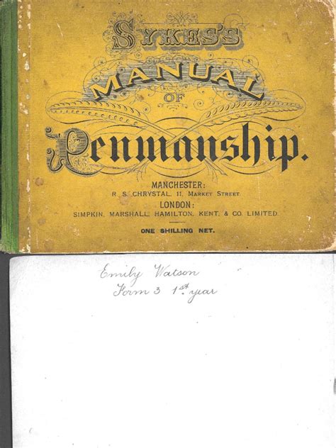 Sykes Manual Of Penmanship