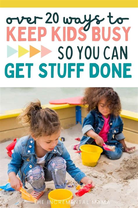 21 Screen Free Ways To Keep Kids Busy So You Can Get Stuff Done