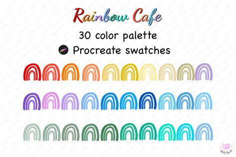 Procreate Color Palettes Rainbow Ubicaciondepersonascdmxgobmx
