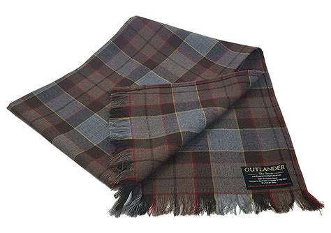 Outlander Jamie Fraser Scottish Tartan Premium Wool Scarf