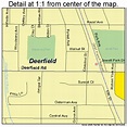 Deerfield Illinois Street Map 1718992