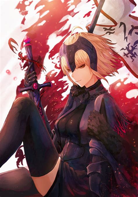 Jeanne D Arc Alter Avenger Fate Grand Order Anime Anime Scenery Fate Stay Night