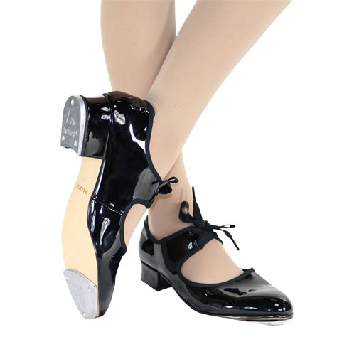 Danzcue Adult Patent Flexible Tap Shoes Dqts A