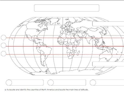 Lines Of Latitude Equator Tropics Of Cancer And Capricorn Teaching