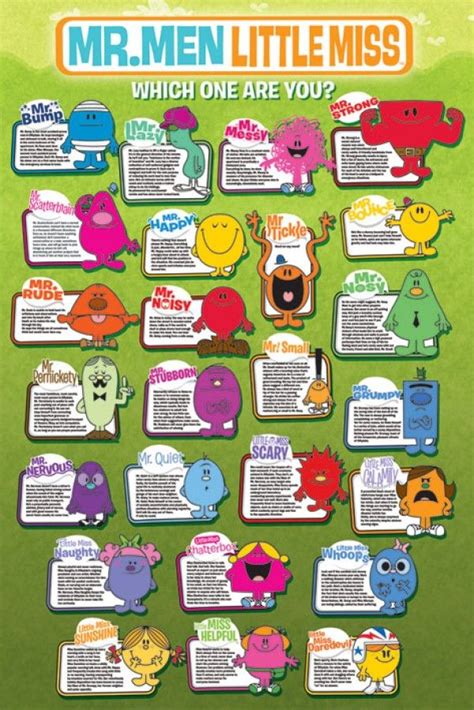 Mr Men And Little Miss Which Poster Mr Men Mr Men Little Miss