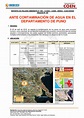 Reporte DE Peligro Inminente Nº 066 7MAR2021 ANTE Contaminacion DE AGUA ...