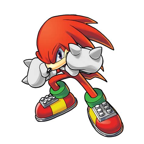 Knuckles The Echidna Mobius Encyclopaedia Sonic The Hedgehog Comics