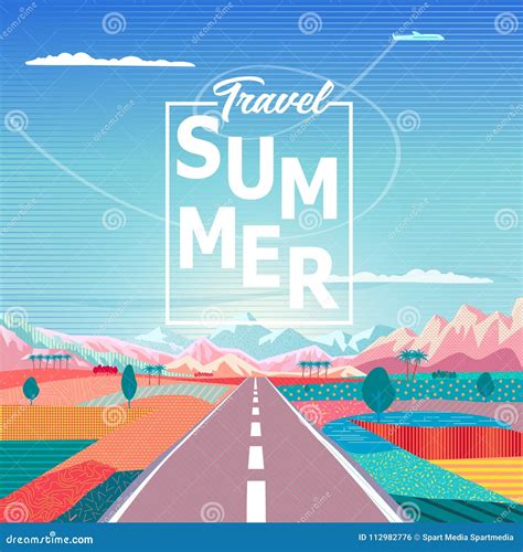 Road Trip Rocky Mountain Summer Travel Adventure Wallpaper Poster Sign