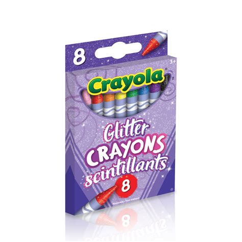 Crayola Canada Shop Crayola Glitter Crayons 8 Count