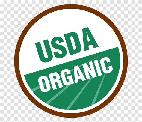 Usda Organic Logo Label Sticker Transparent Png
