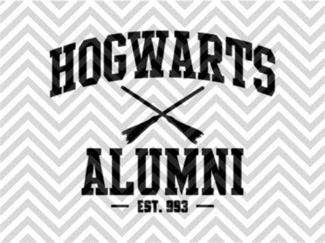Hogwarts Alumni Harry Potter Svg And Dxf Eps Cut File