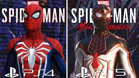 Spider Man Miles Morales Ps5 And Marvels Spider Man Ps4 Comparison